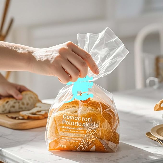 Reusable animal-shaped food bag clips