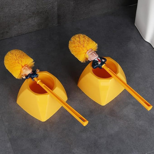 Iconic Hair Toilet Brush β Clean with Character