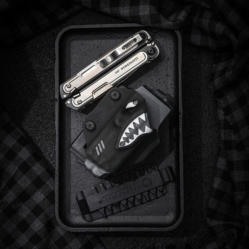 Multi-functional Folding Knife Back Clip Single-handed Sheath Cover