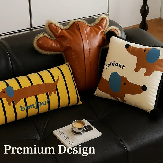 🐄 Cow-Head Shaped Sofa Pillow