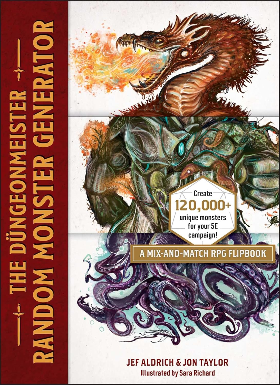 👾The Düngeonmeister Random Monster Generator: A Mix-and-Match RPG Flipbook (Düngeonmeister Series)