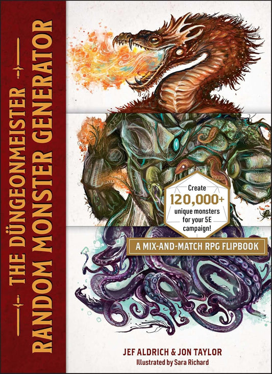 👾The Düngeonmeister Random Monster Generator: A Mix-and-Match RPG Flipbook (Düngeonmeister Series)