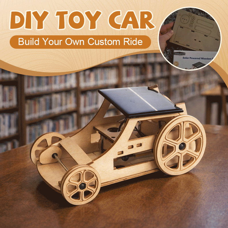 DIY Solar-Powered Wooden Toy Car