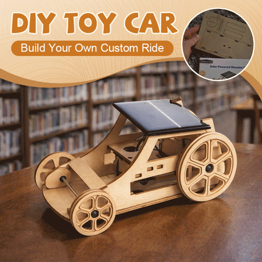 DIY Solar-Powered Wooden Toy Car