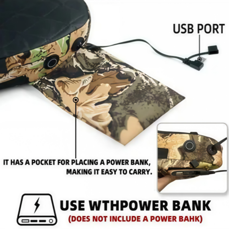 Portable USB Heated Car Seat Cushion