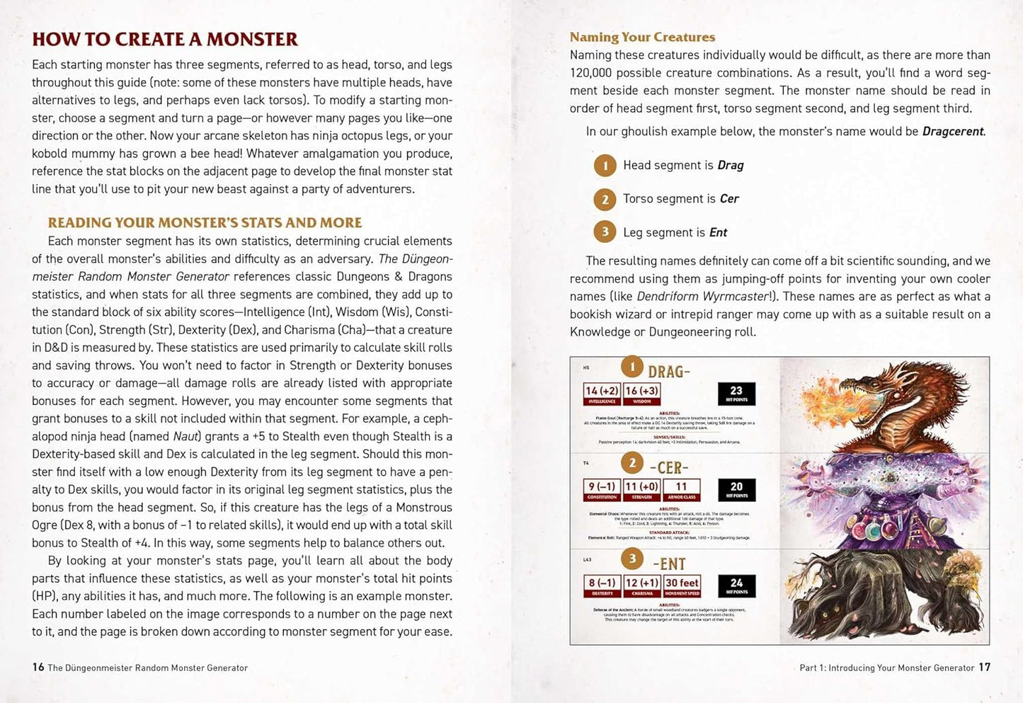 👾The Düngeonmeister Random Monster Generator: A Mix-and-Match RPG Flipbook (Düngeonmeister Series)