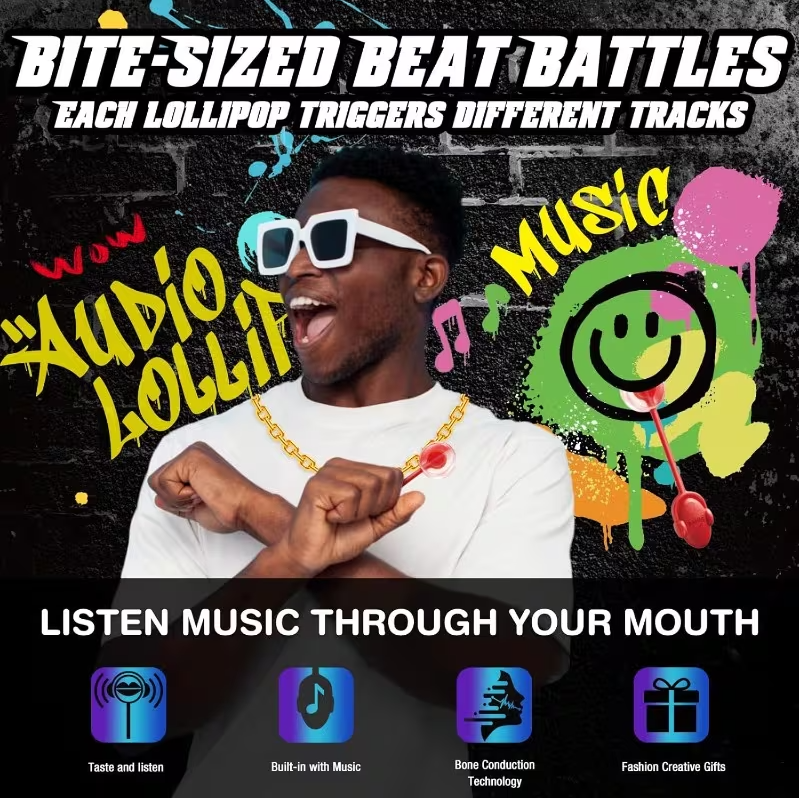 TastySounds Music Lollipop – A Sugar-Free Treat That Sings in Your Mouth! 🍭🎵