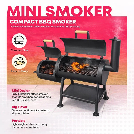 🥩MINI SMOKERE COMPACT BBQ SMOKER
