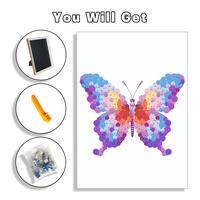 Butterfly Button Art Craft Kit