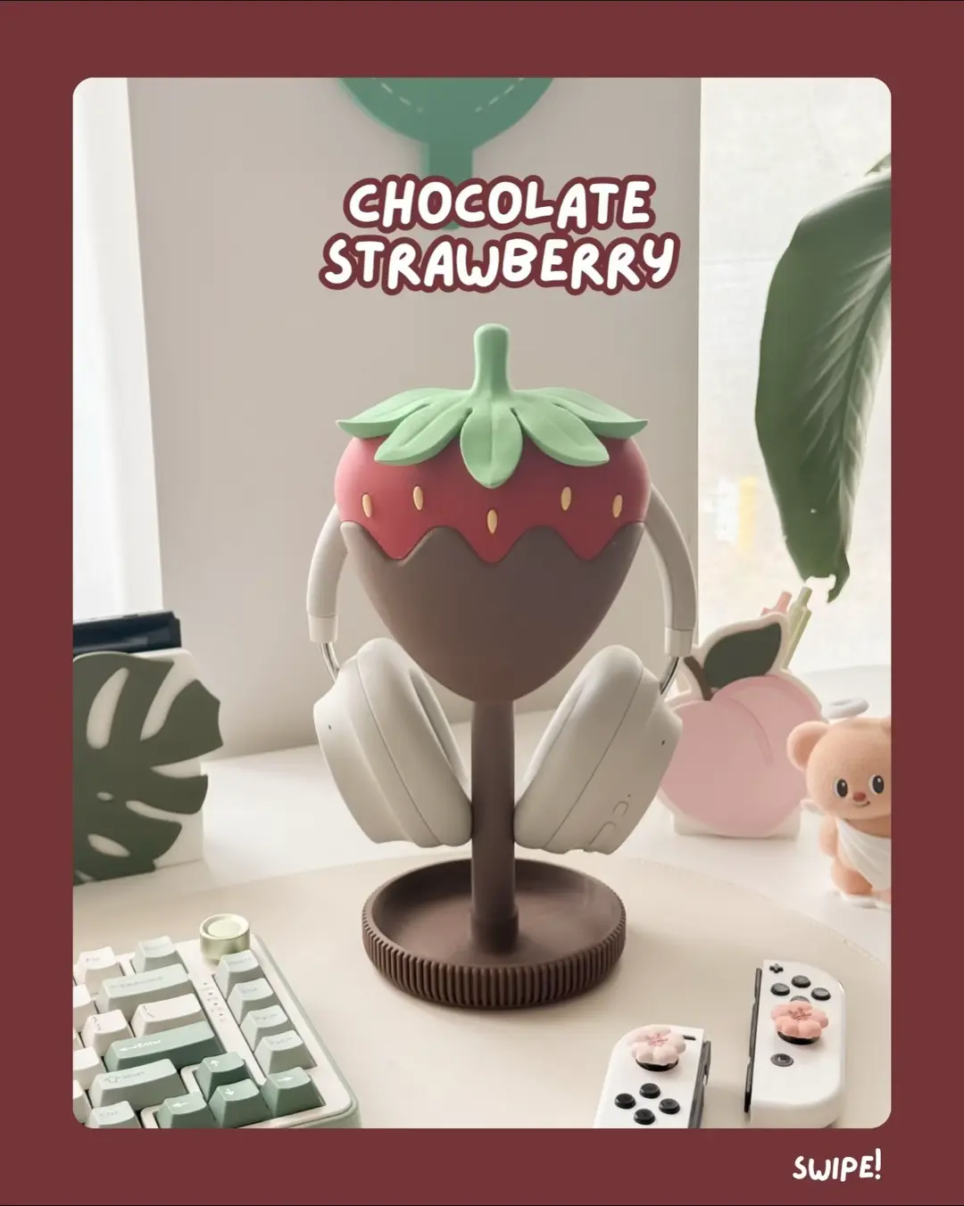 Strawberry   Headphone   Stand