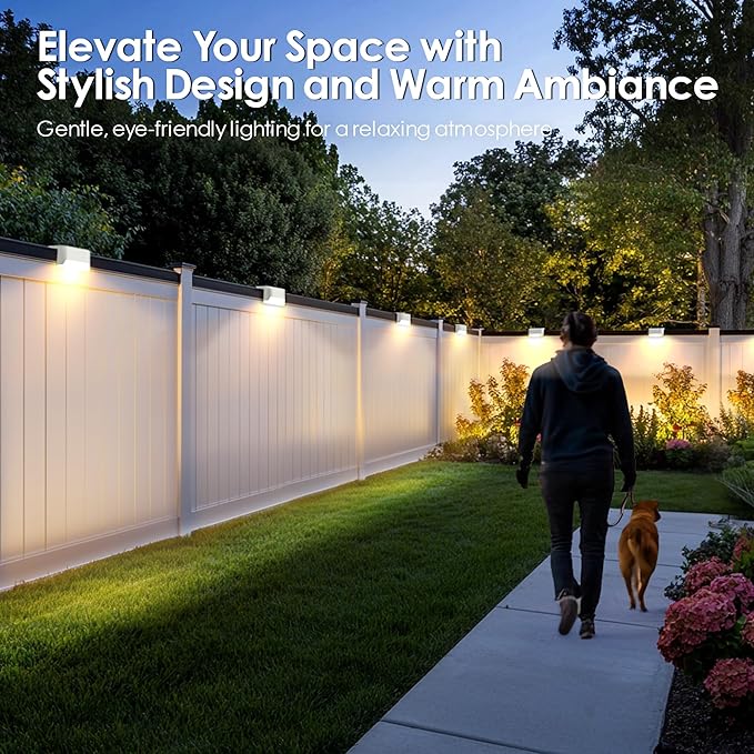 Solar Deck Lights Outdoor Waterproof