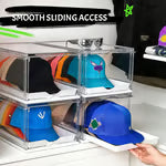 🧢 The Cap Library: Slide-Out Clear Storage Drawer