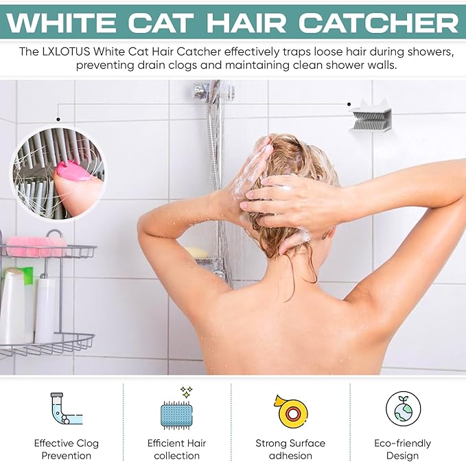 Shower Hair Catcher Wall Mount