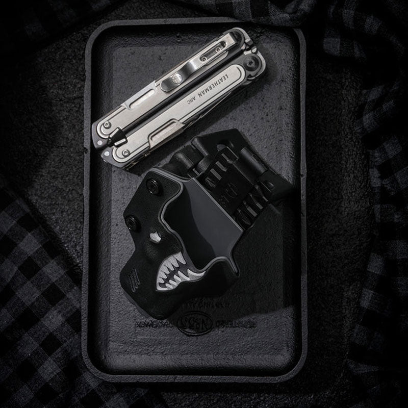 Multi-functional Folding Knife Back Clip Single-handed Sheath Cover