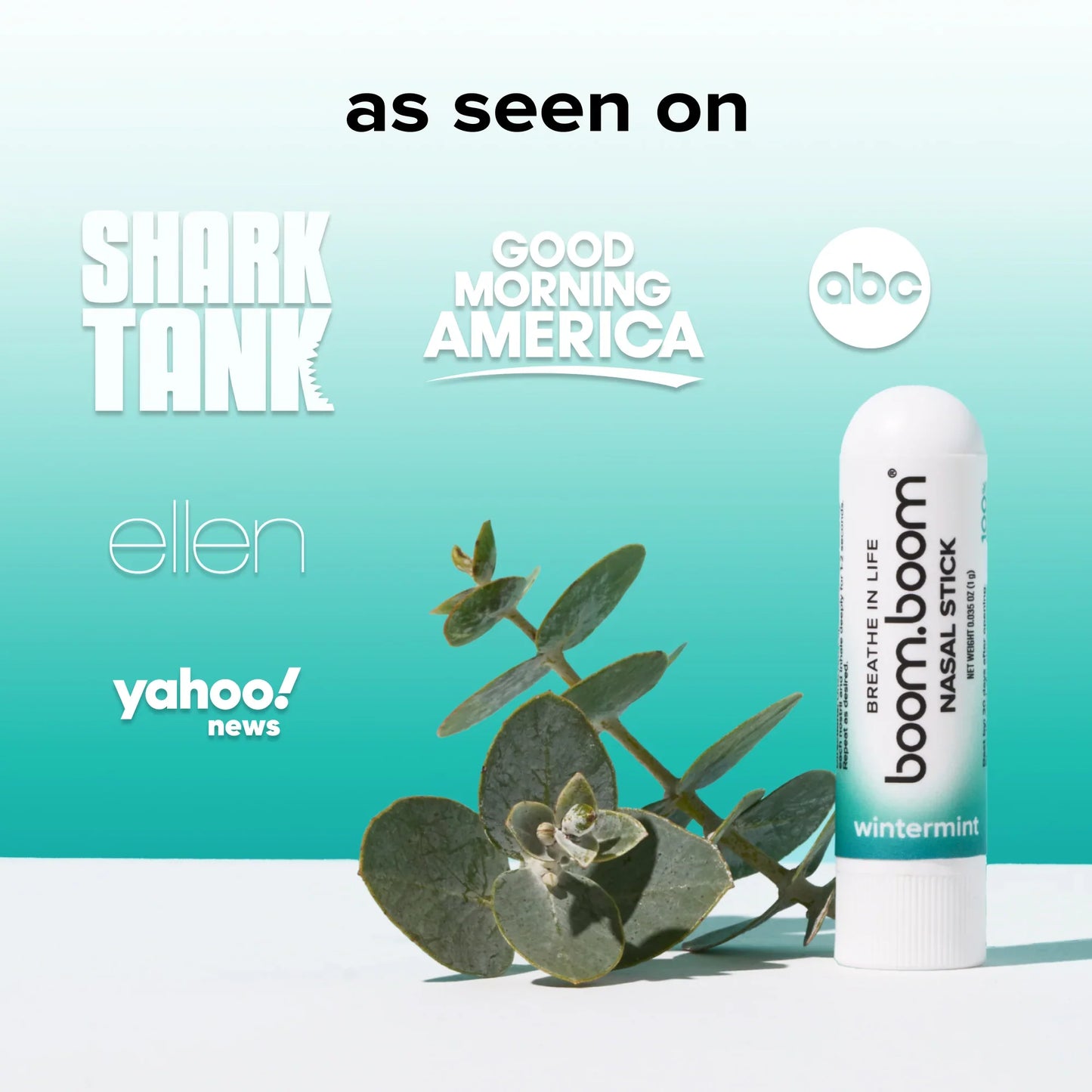 Refreshing Nasal Stick 3-Pack | Breathe Easier with BoomBoom’s Vapor Flow Technology™