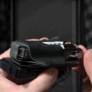 Multi-functional Folding Knife Back Clip Single-handed Sheath Cover