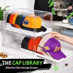 🧢 The Cap Library: Slide-Out Clear Storage Drawer
