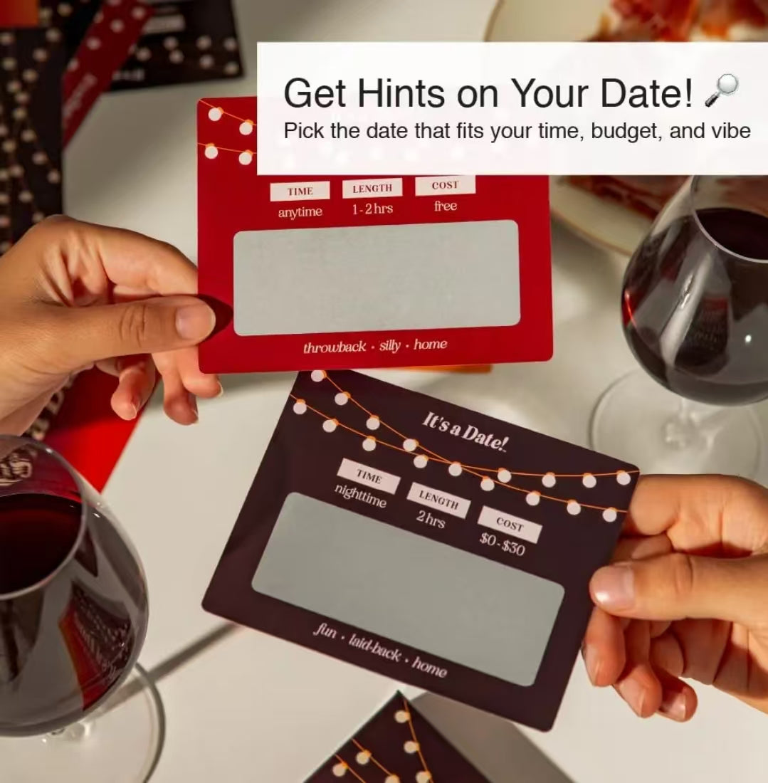 💕It's a Date! 40 Fun and Romantic Scratch Off Date Night