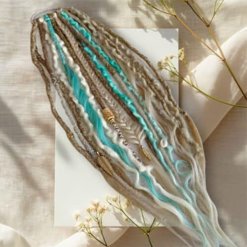 🔥Last Day 50% OFF - 👩🏼‍🦱Elastic Dread Ponytail Salty Soul