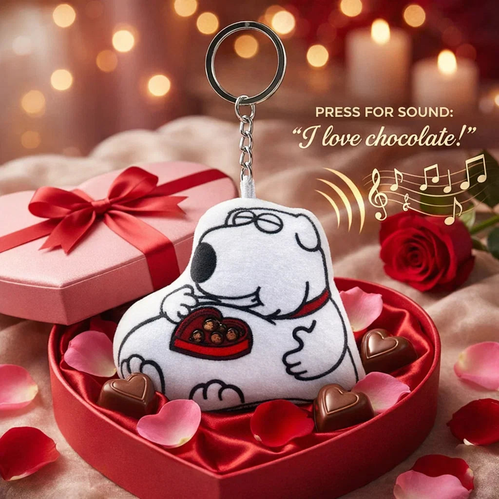 Family Guy Brian Griffin Plush Keychain