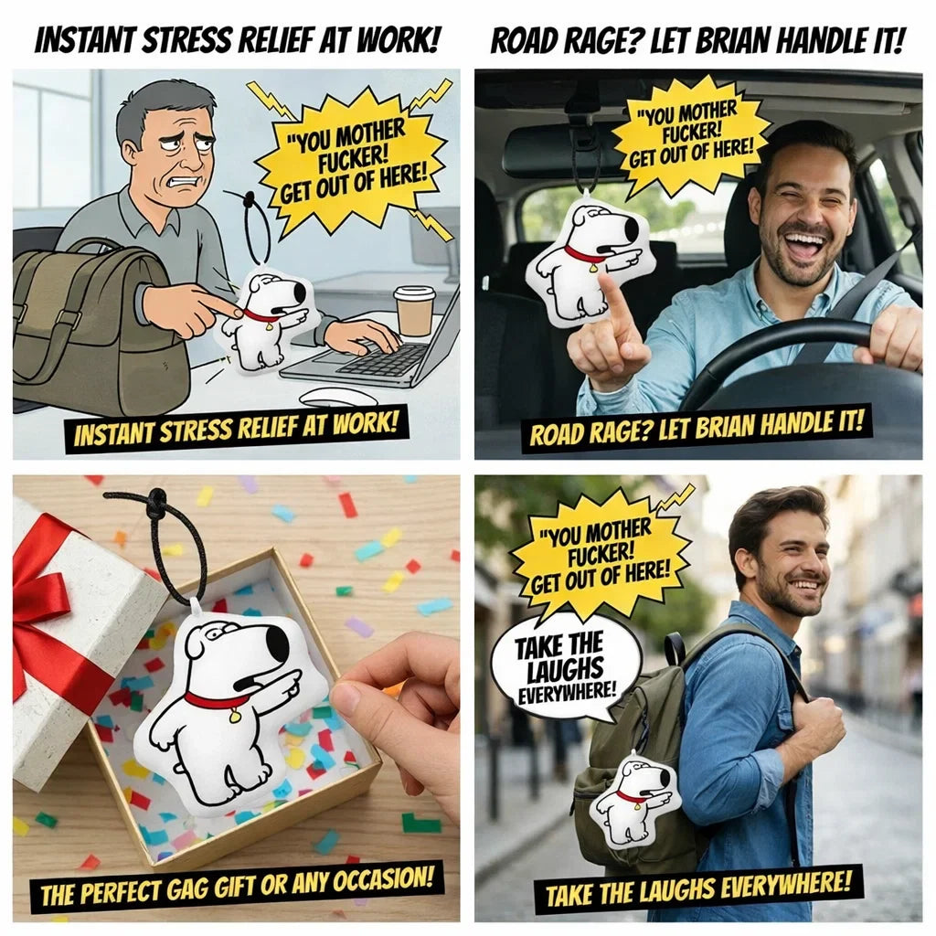 Family Guy Brian Griffin Plush Keychain