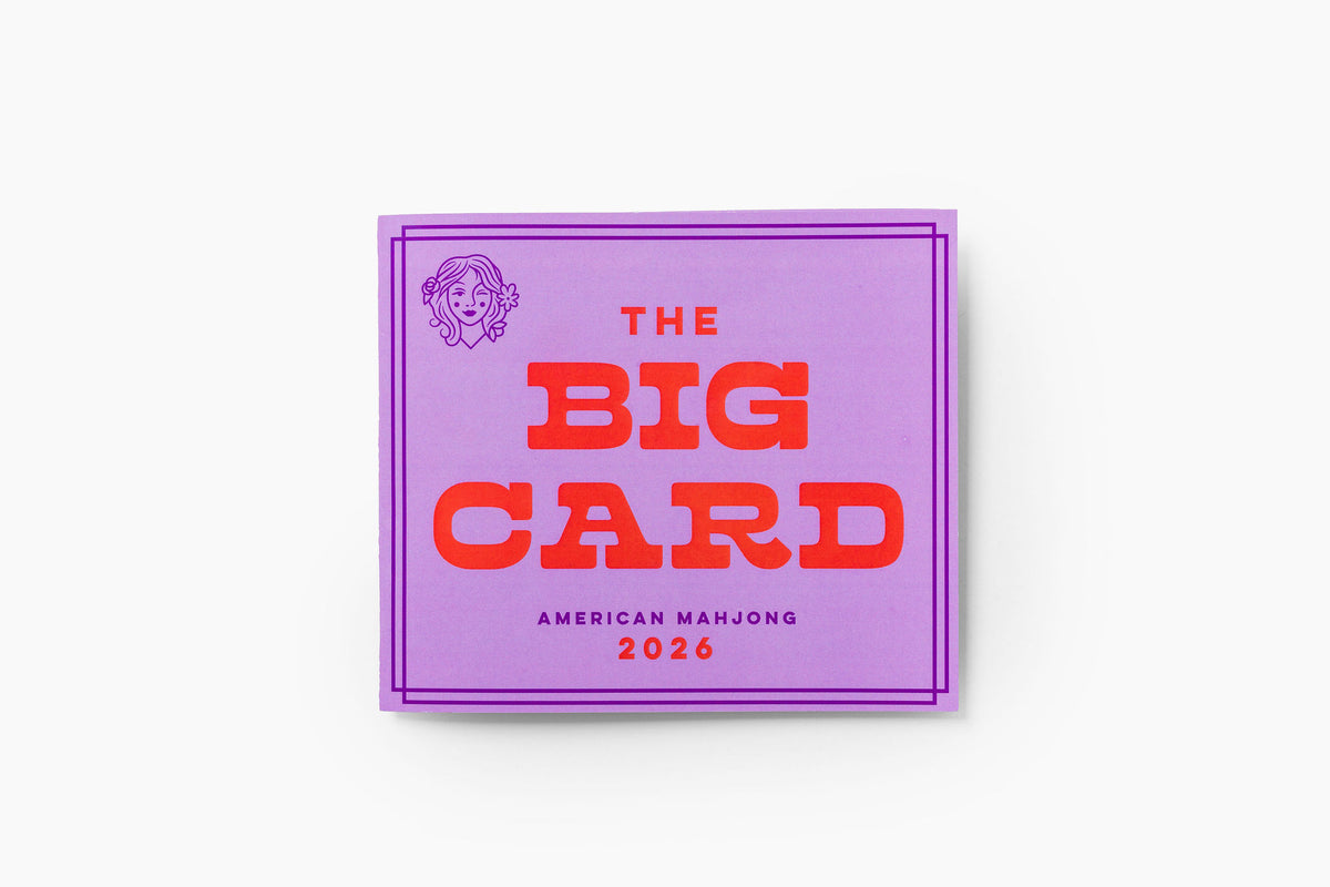 The Big Card 2026: American Mahjong Playing Card